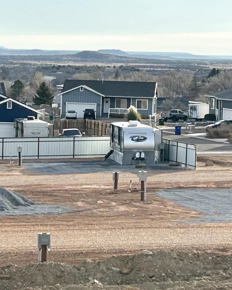 RV sites at Silver Creek Luxury RV Resort in Taylor, Arizona